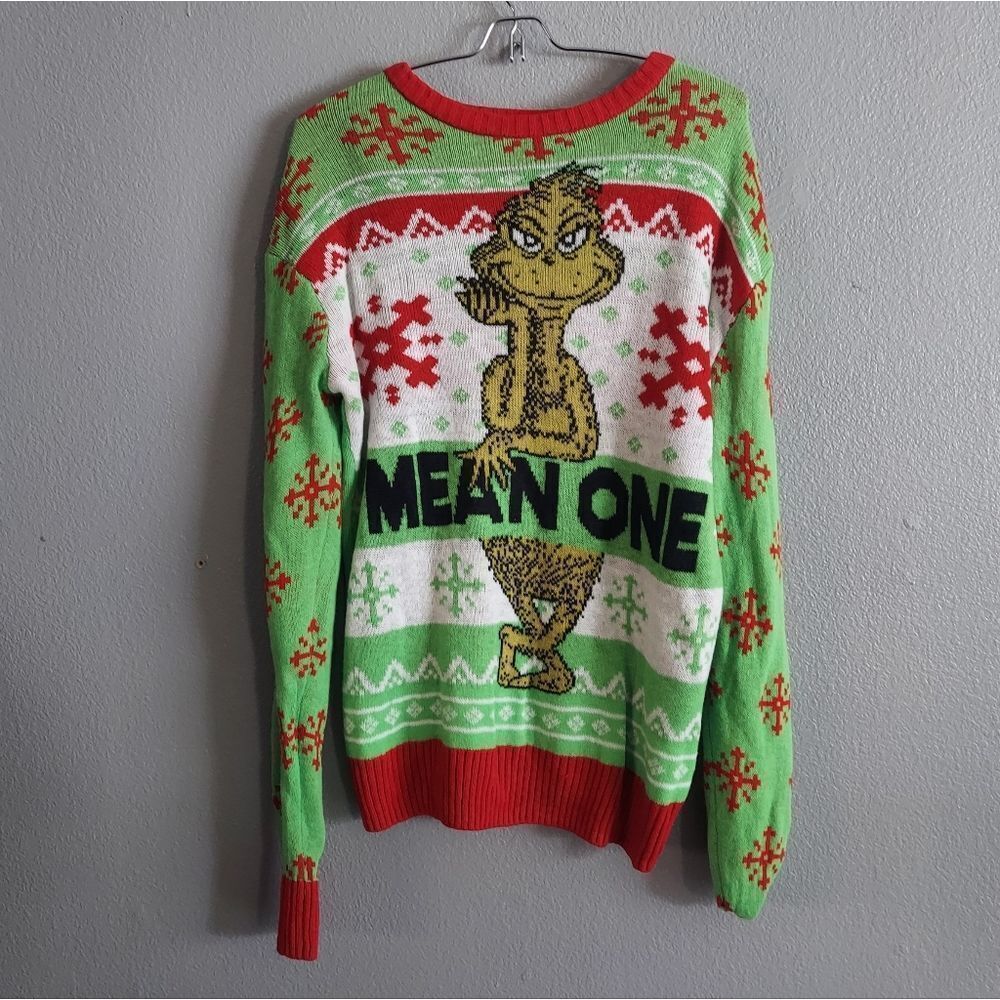 Dr. Suess The Grinch 'Mean One' Ugly Christmas Sweater - L